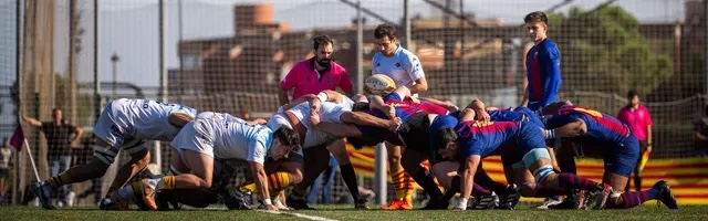 Elite rugby training in Seville